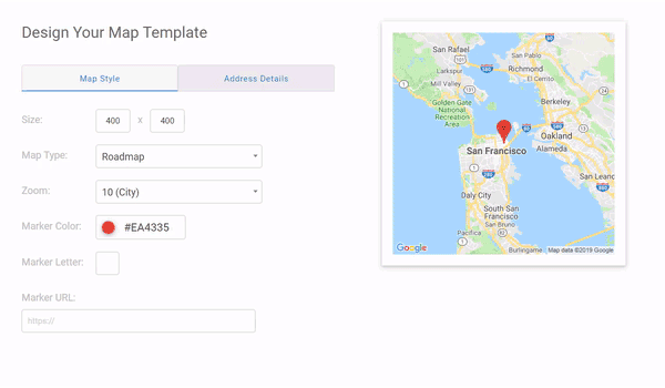 Map Design Screenshot